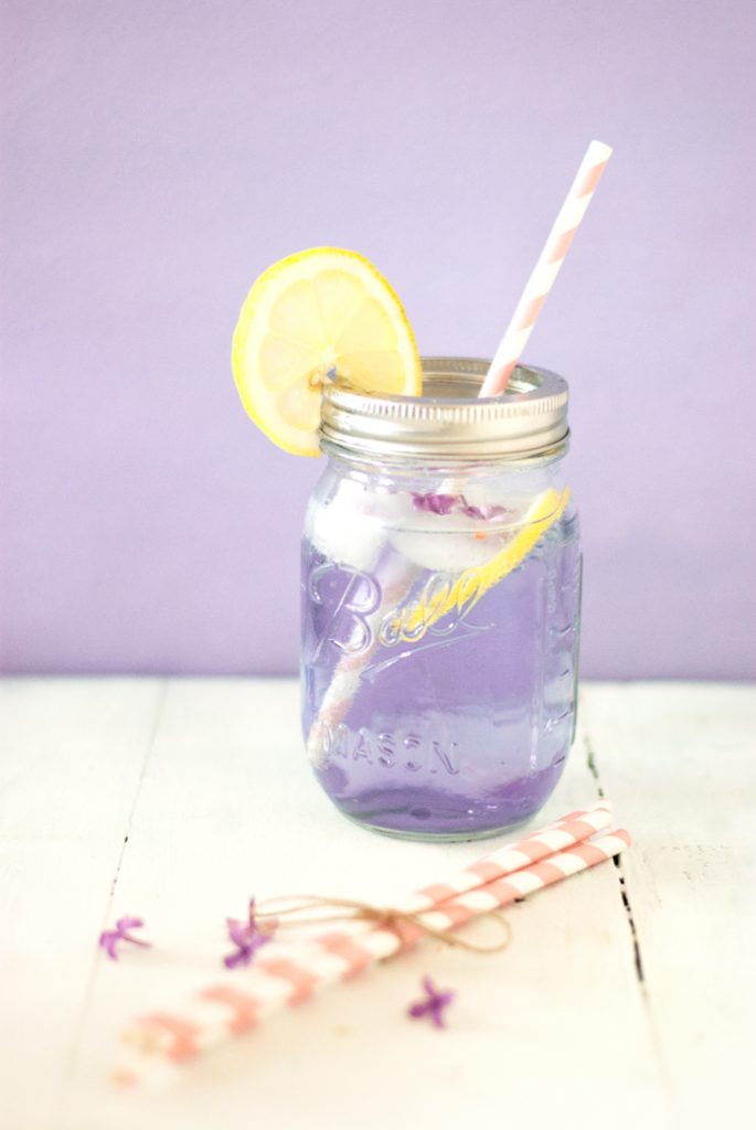 Lilac lemonade
