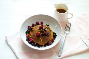Leaf • 3 recettes à base de potimarron : Pancakes, Pumpkin Spice latte et petits moelleux sans gluten et vegan