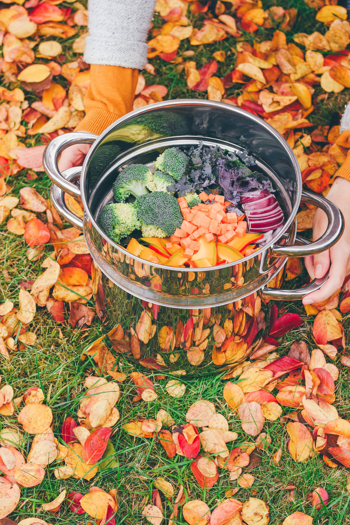 Leaf • Recette de couscous de quinoa aux légumes d'automne (Cuisson au Vitaliseur de Marion) - Vegan & Sans Gluten