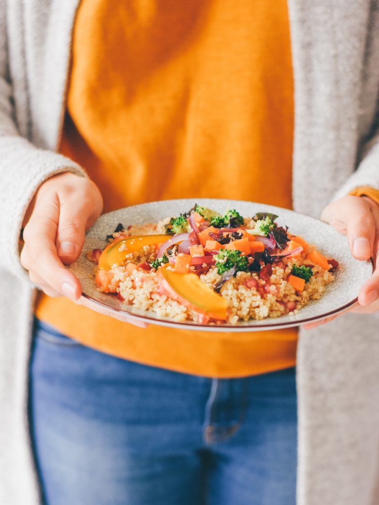Couscous de quinoa aux légumes d’automne (cuisson au Vitaliseur) Leaf