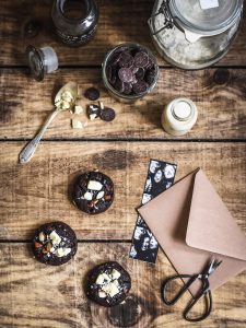 Leaf • Une recette de délicieux cookies vegan au chocolat.